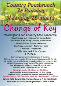 Change of Key at the Country Cafe Haastrecht